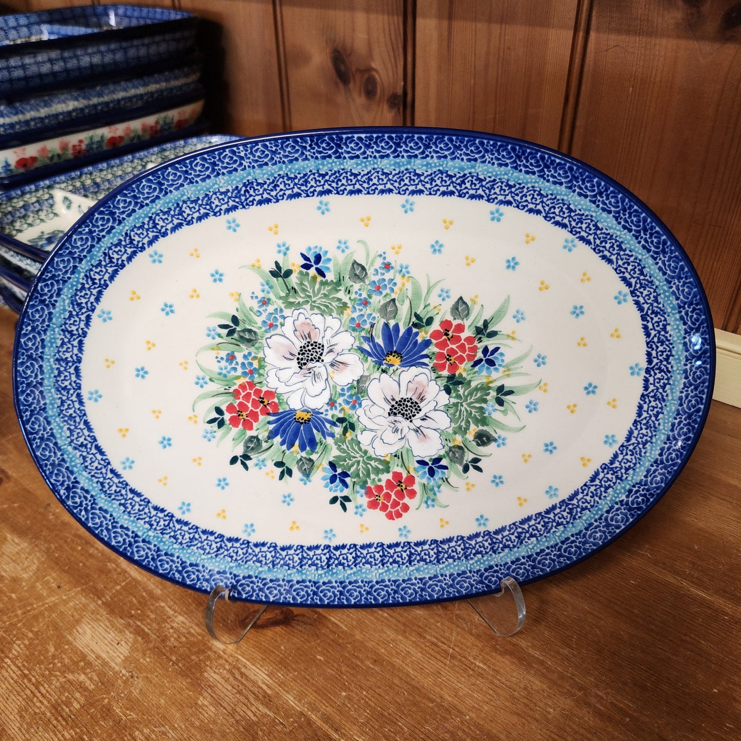 Oval Platter ~ Large 12" x 8.5"    G68-U5156  U4 pf0526