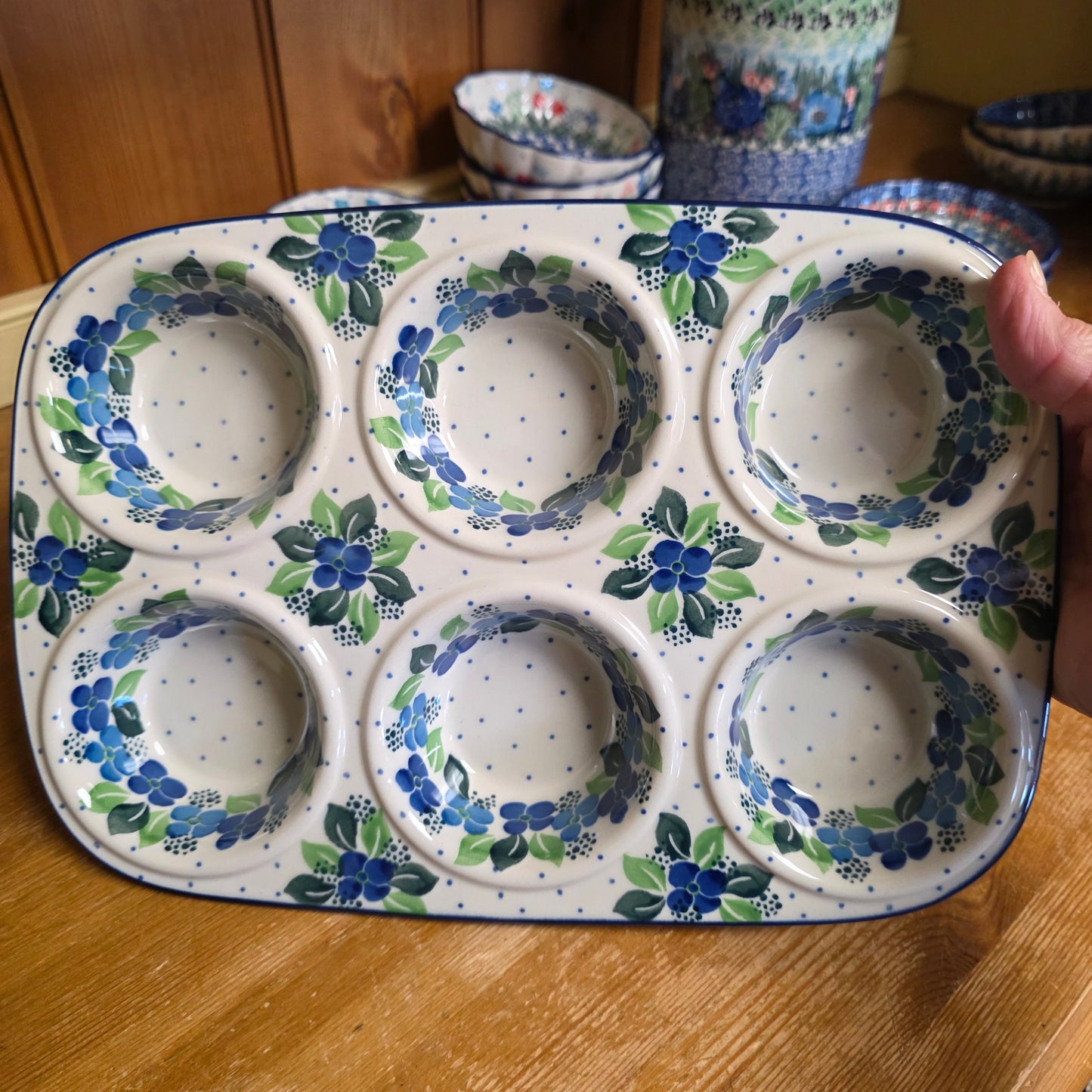 Muffin Pan   811-1417X  Blue PhloX pf0526