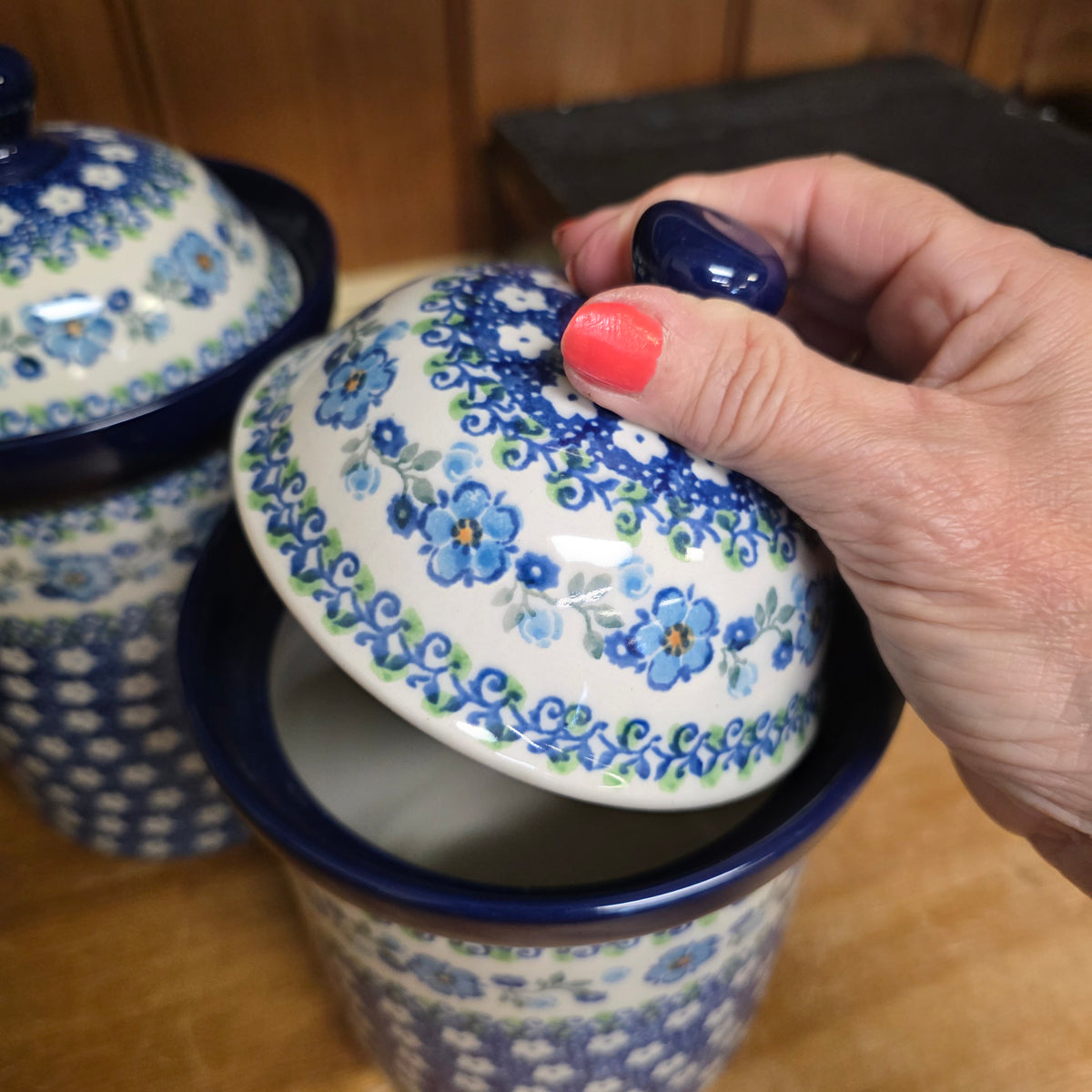 2 pc Canister ~ CA Calico