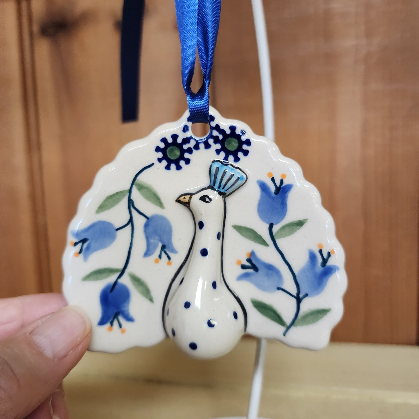 Ornament  Peacock ~ Bellflower ASD