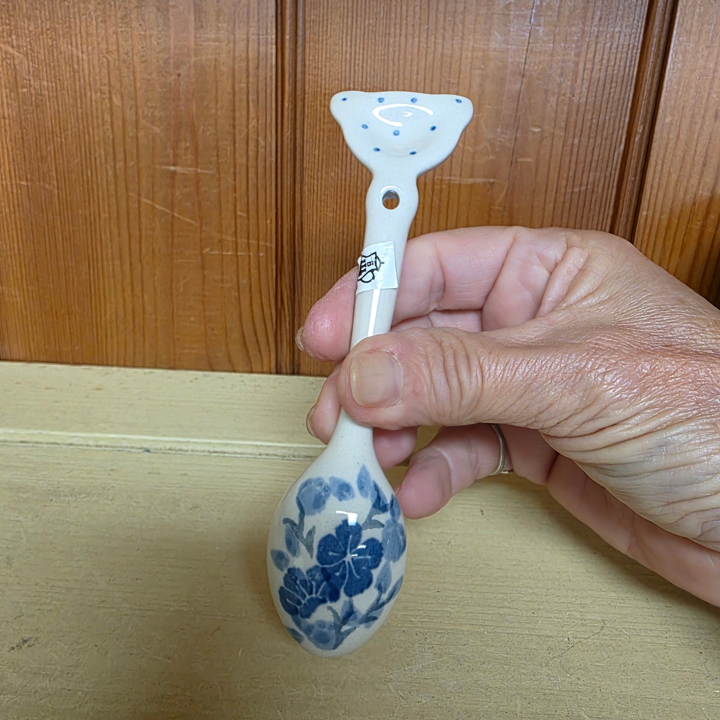 Spoon Cat. 5. 5"   H19-3428X  Timeless Blue pf0526 kitten