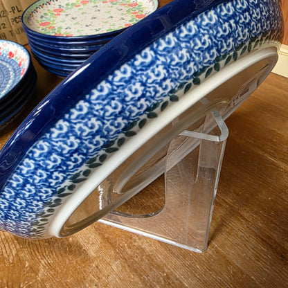Plate   Rimmed   9" 302-2785X  Georgia Blue pf0526