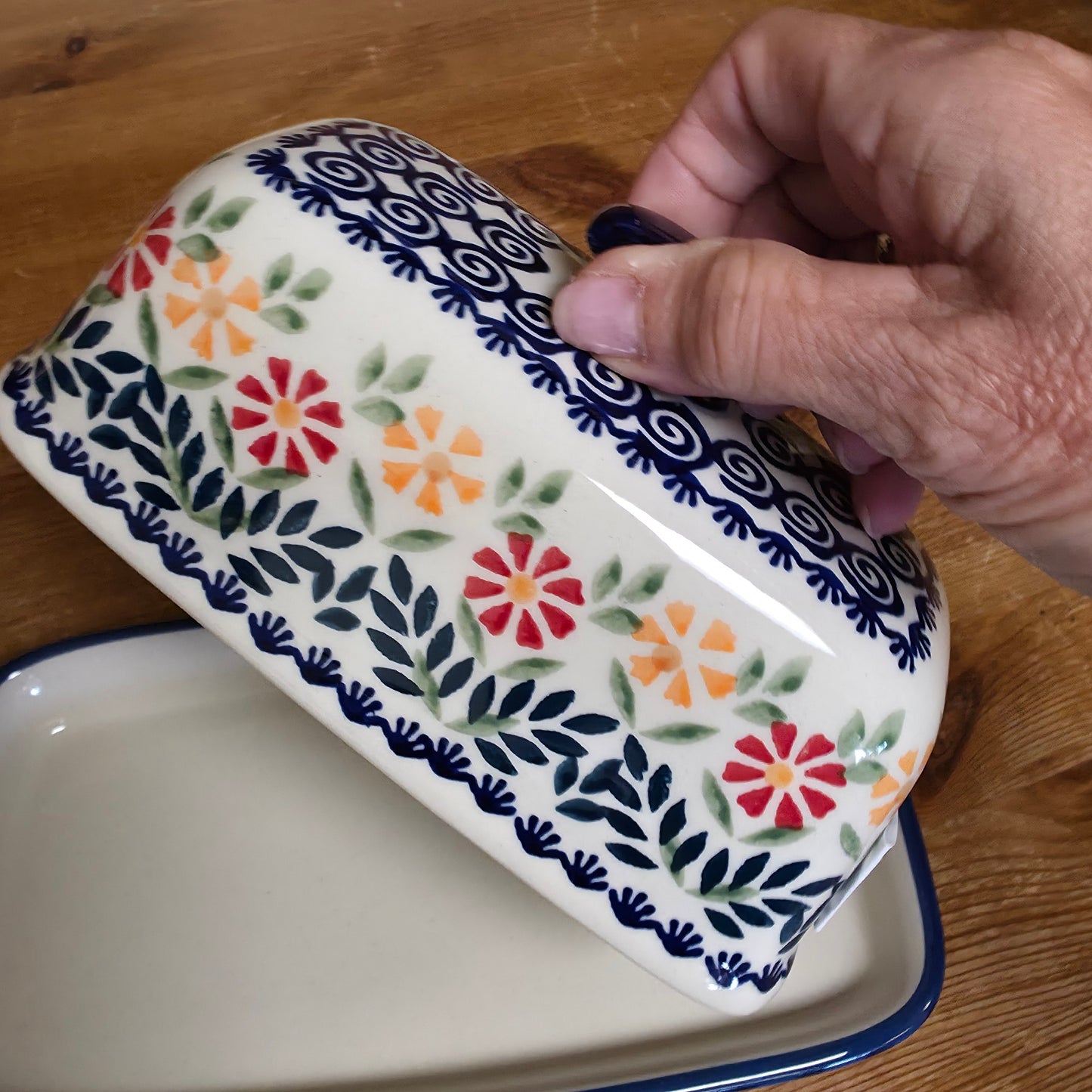 Butter Dish ~ Marigold js14