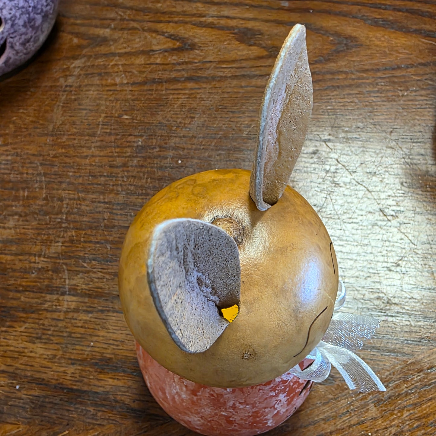 Gourd ~ terra cotta color Willow Bunny