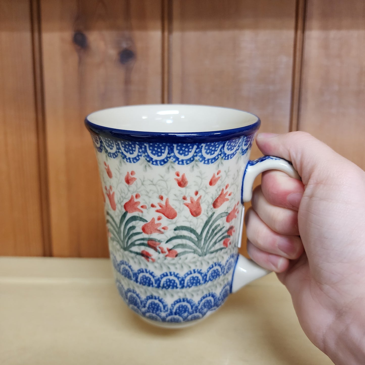 Mug   Bistro   16 oz. 812-1437X  Crimson Bells pf0526
