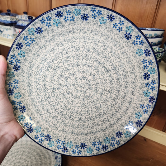 Plate   Dinner   10" 257-2612X  Periwinkle pf0526