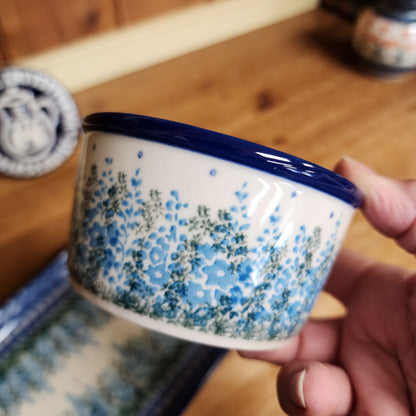 2 pc / Tray & Ramekin 3279X Virginia Bluebell
