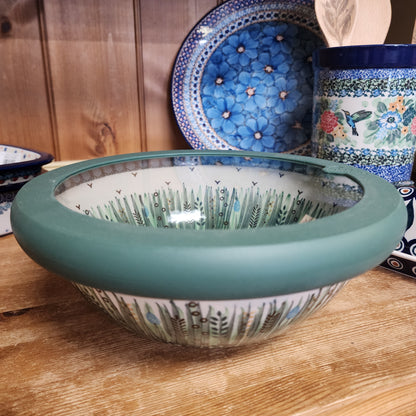 Bowl with FREE Lid ~ 9" Nesting bowl U0803