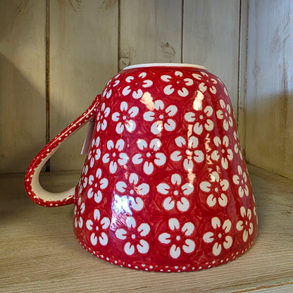 Mug XL ~ 24 oz Kasper cup ~ J8CZ Red Blossom