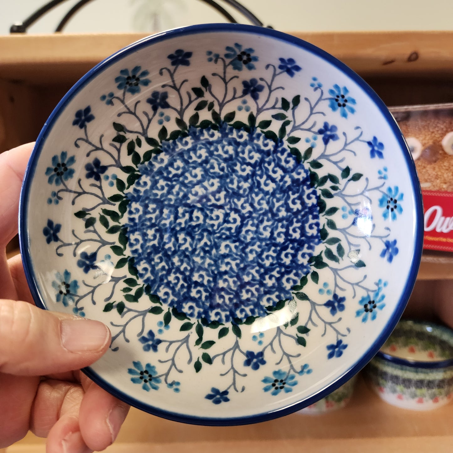 Bowl ~ 5" shallow B89 2785X ~ Georgia Blue