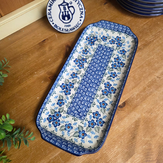 Tray   5.5" x 12"  410-2272X  Parisian Posies pf0526