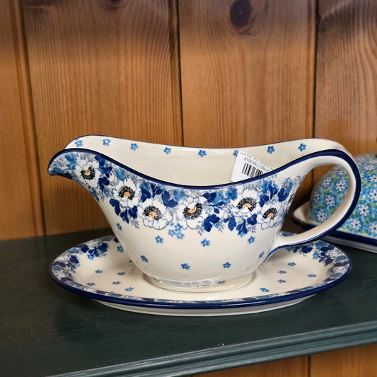 Gravy Boat   16 oz  239-2222X  Snow Poppy pf0526