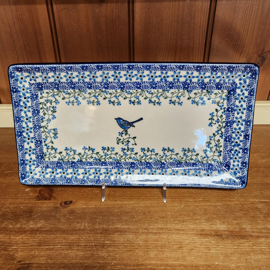 Rectangular Tray   11.8x6.5"    1932X ~ Song Bird