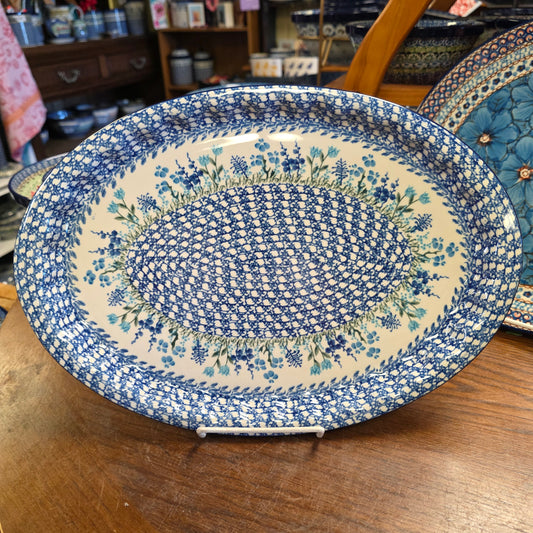 Platter   Oval   10' X 14.5" 614-2898X  Little Gems pf0526