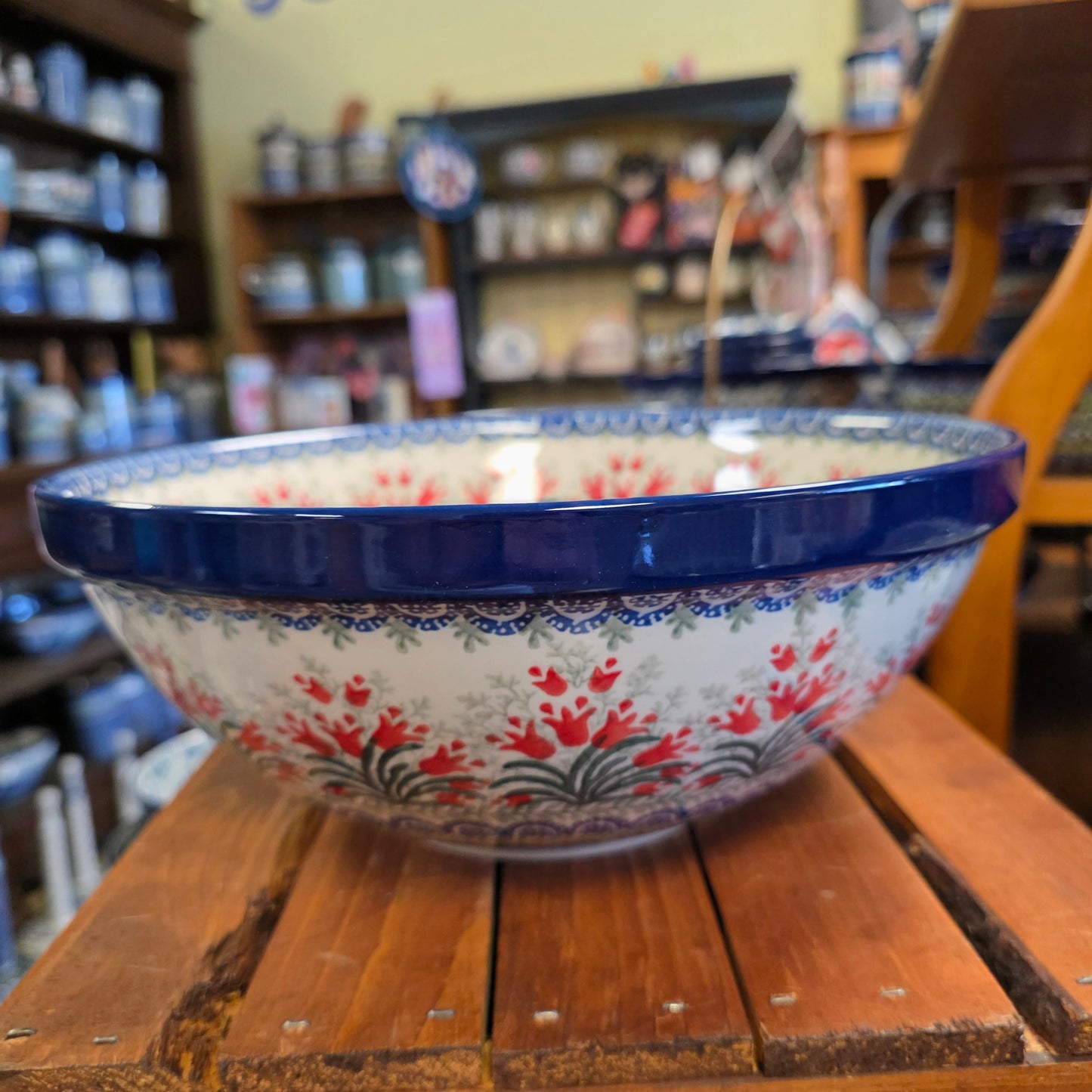 Bowl   Nesting   10.75" W 055-1437X  Crimson Bells pf0526
