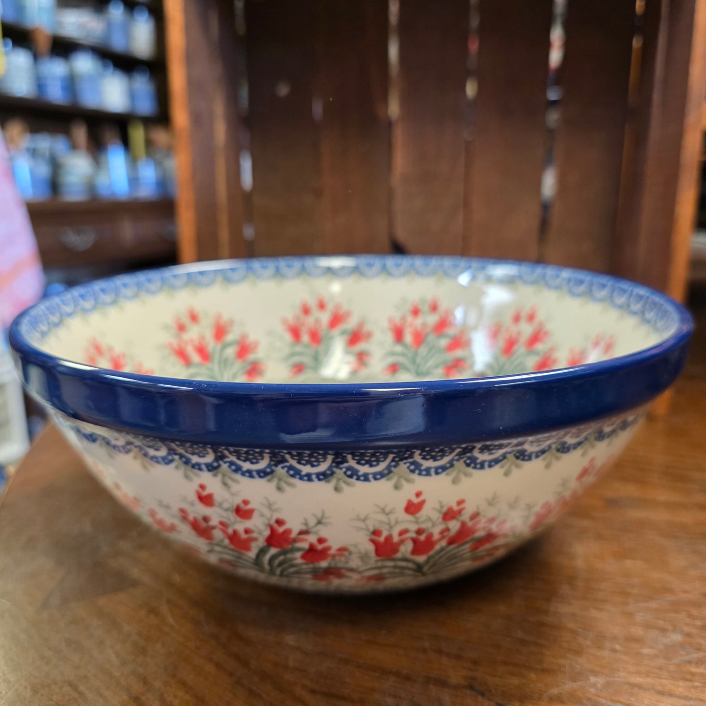 Bowl   Nesting   9" W 056-1437X  Crimson Bells pf0526