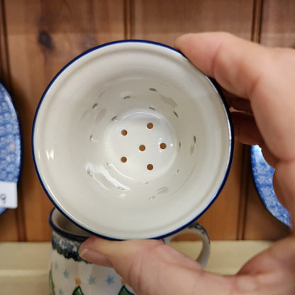 Mug w/Infuser and Saucer   12 oz.    1719X ~ Evergreens