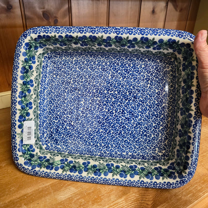 Lasagna Baker Large  Rectangular w/Rim  Lasagna  11.25" x 13.75" 854-1413X  Huckleberry pf0526 Large Lasagna