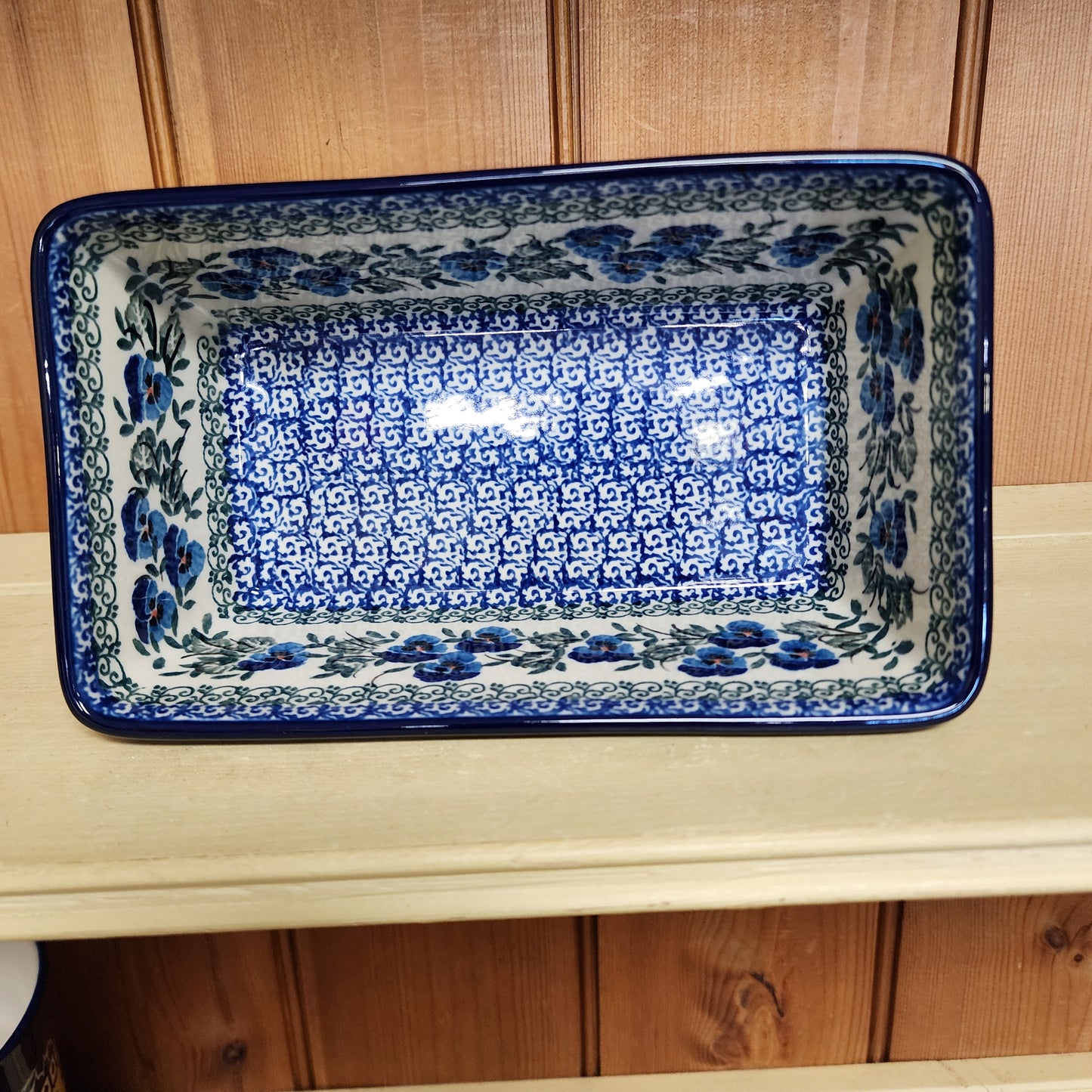 Baker ~ Loaf Pan ~ 7.75"w X 8"L 2273X ~ Winter Viola