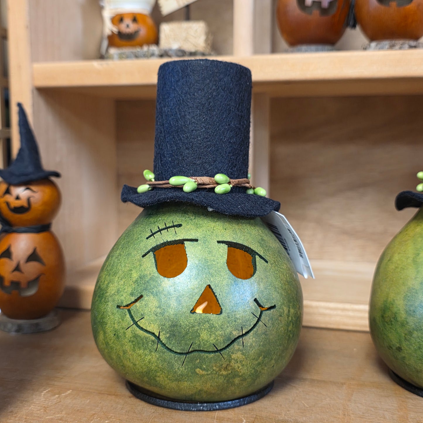 Gourd  ~ Frank Lumiinary with battery tealight