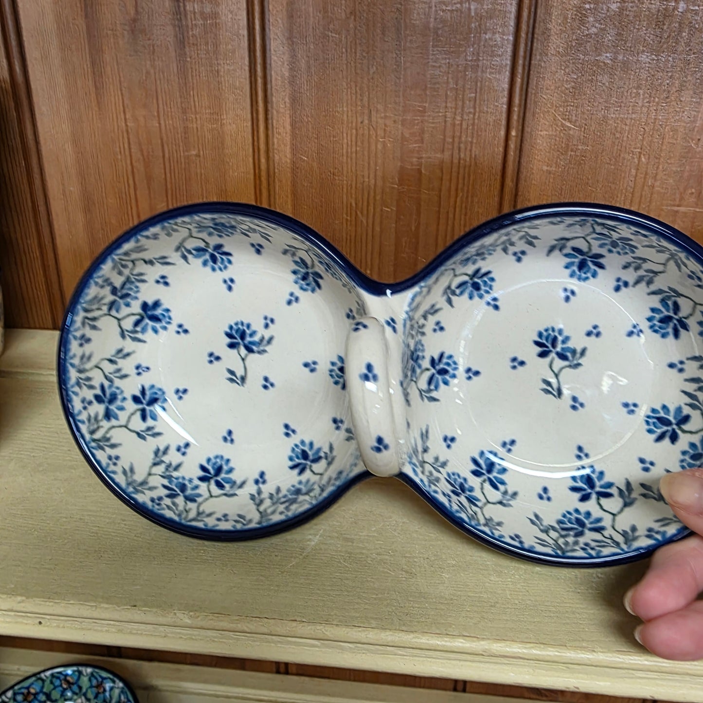 Bowls   Double Serving   9.75"L 942-2524X  Clover Fields pf0526