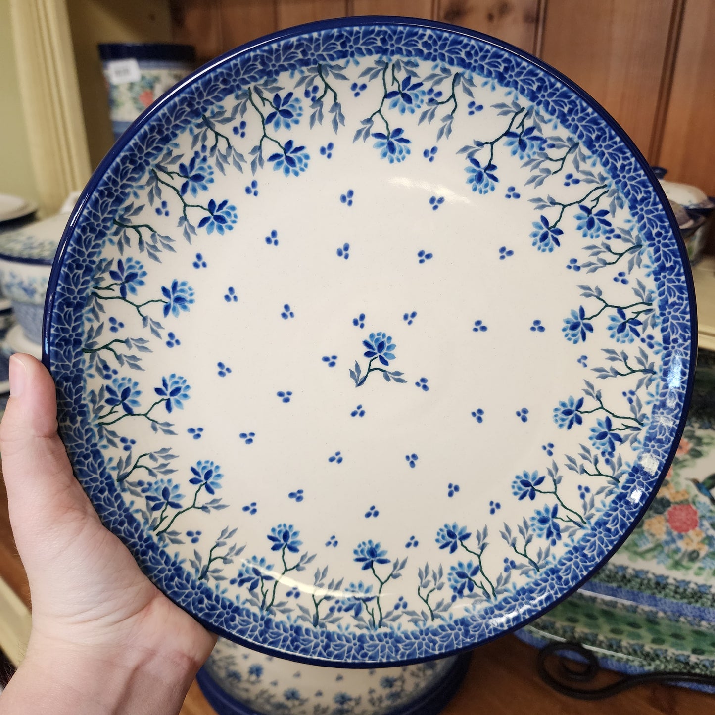 Plate   Dinner   10" 257-2524 Clover fields