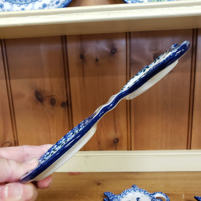 Tea Bag & Cup Holder 764-2785X Georgia Blue  Spoon Rest