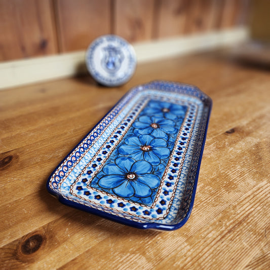 Tray   5.5" x 12"  410-U408C  U4 pf0526 Blue Jacek Chyla