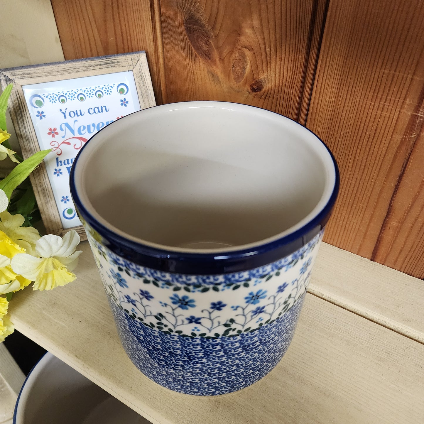 Utensil Holder   5.5"  003-2785X  Georgia Blue pf0526