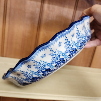 Pie Plate ~ Fluted ~ 10" 3277X ~ Blue Sage