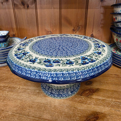 Cake plate  Pedestal  148-2273X  Winter Viola pf0526