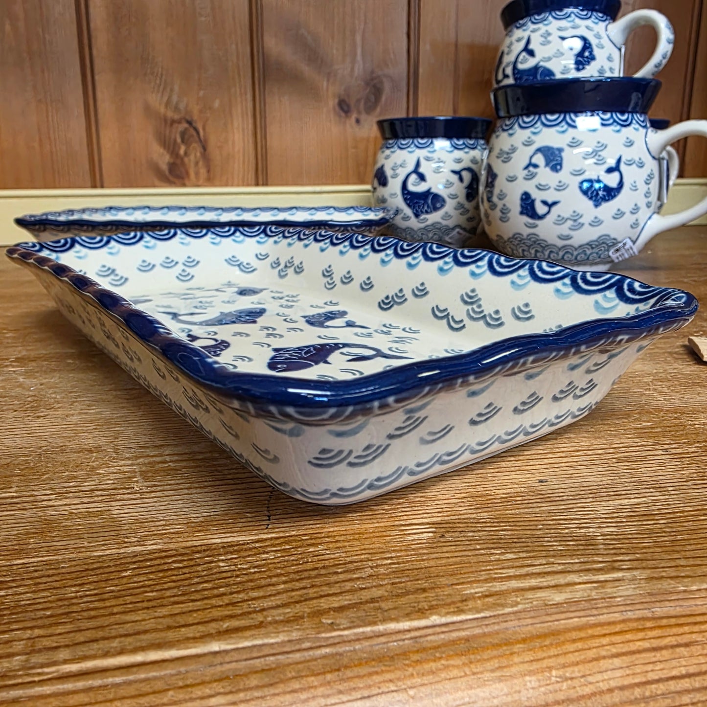 Shallow Tray ~ 9" x 4.5" 2372X ~ Deep Blue Sea