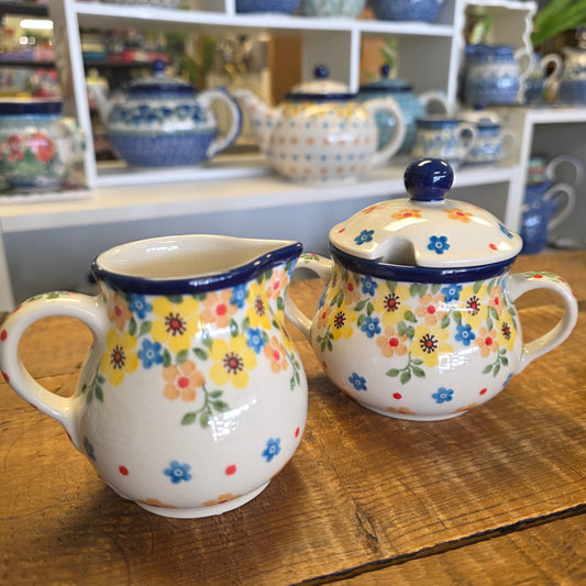 Set ~ Sugar & Creamer 2225 Buttercup