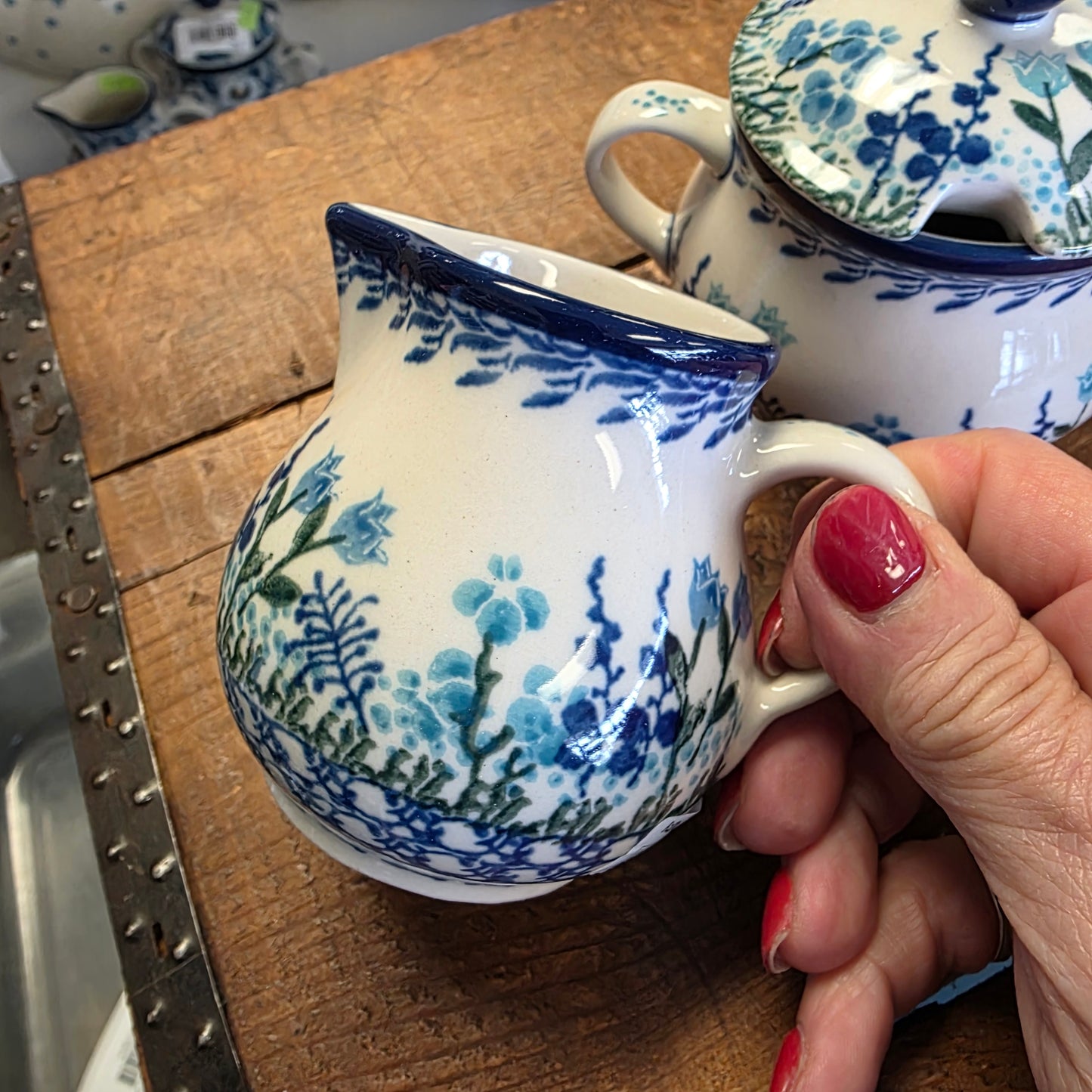 Set ~ Sugar & Creamer 2898x  Little Gems