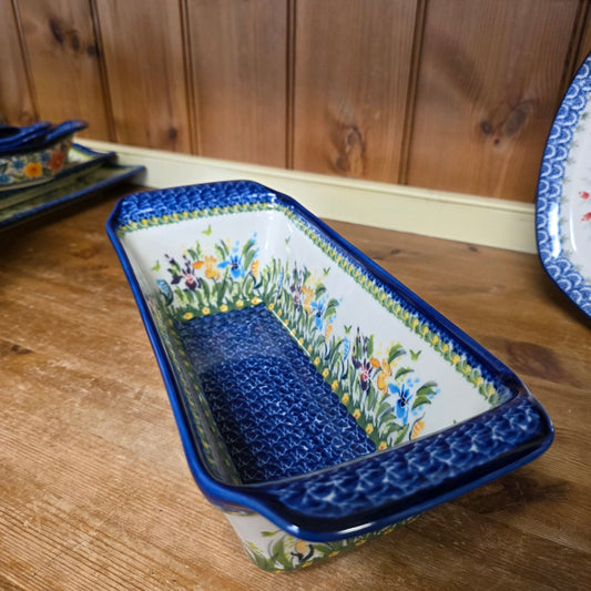 Baker  Long  12"x5"x3.5" Orchids 895