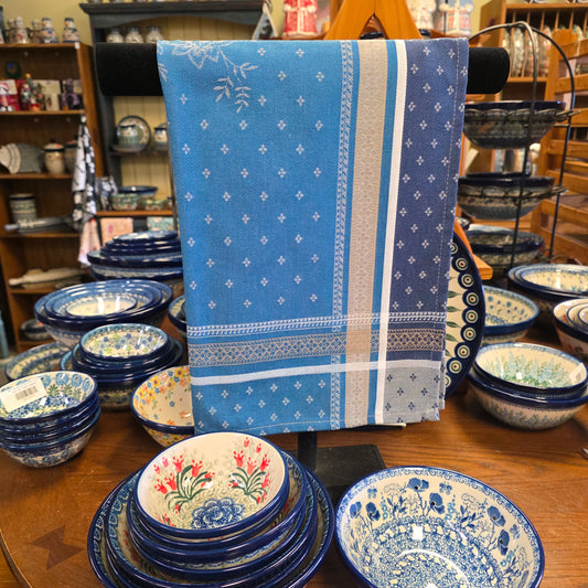 Towel ~ French Bouquet Blue