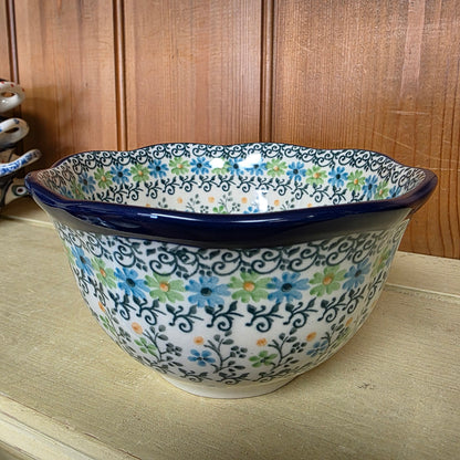 Bowl   Wavy Edge   5.75" A54-2362X  Beach Sparkle pf0526