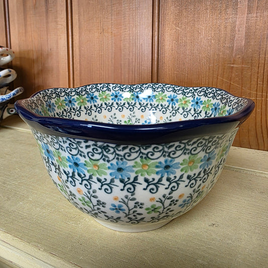 Bowl   Wavy Edge   5.75" A54-2362X  Beach Sparkle pf0526