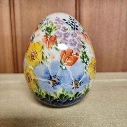 Egg 4" / "B" yellow peachy