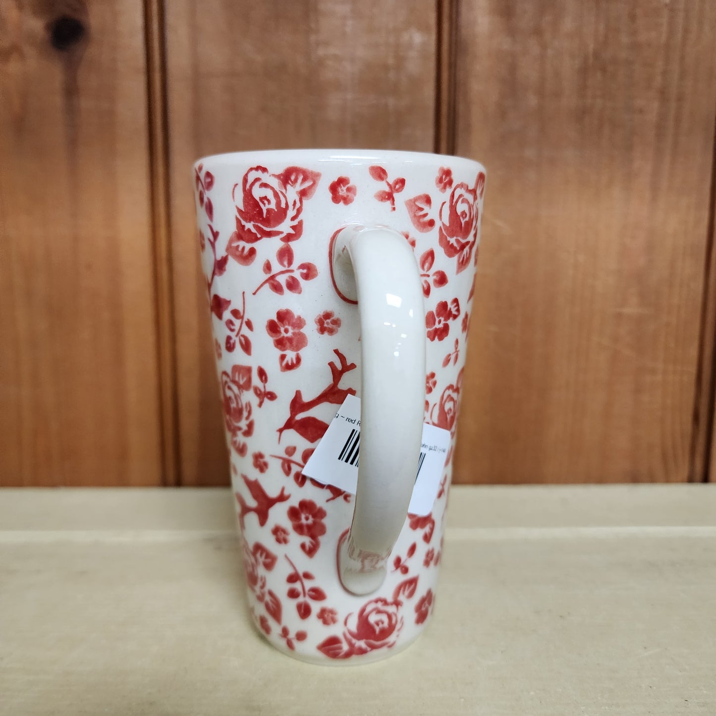 Mug ~ red Roses ~ 12 oz / 5.5" tall John gz32