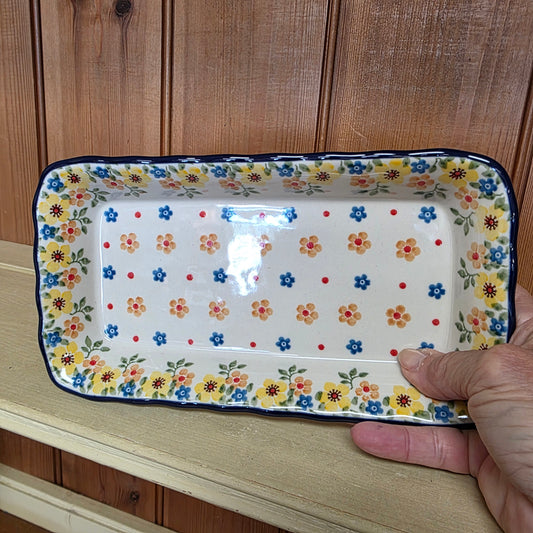 Tray Shallow ~ 9" x 4.5"    D15-2225X  Buttercup pf0526