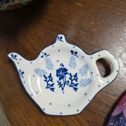 Tea Bag Holder   766-3204X  Bluebonnets