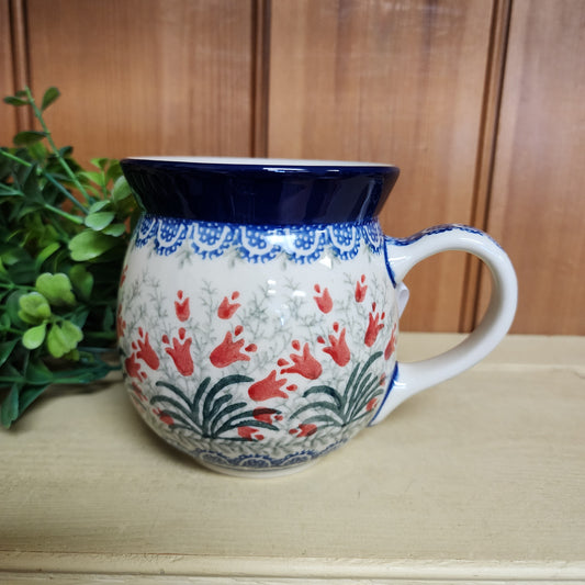 Mug   Bubble   16 oz. 073-1437X  Crimson Bells pf0526
