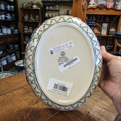 Oval Casserole   Fluted Edge    854AX ~ Primrose