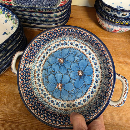 Baker   Round w/ Handles   8"   U408C ~ U4