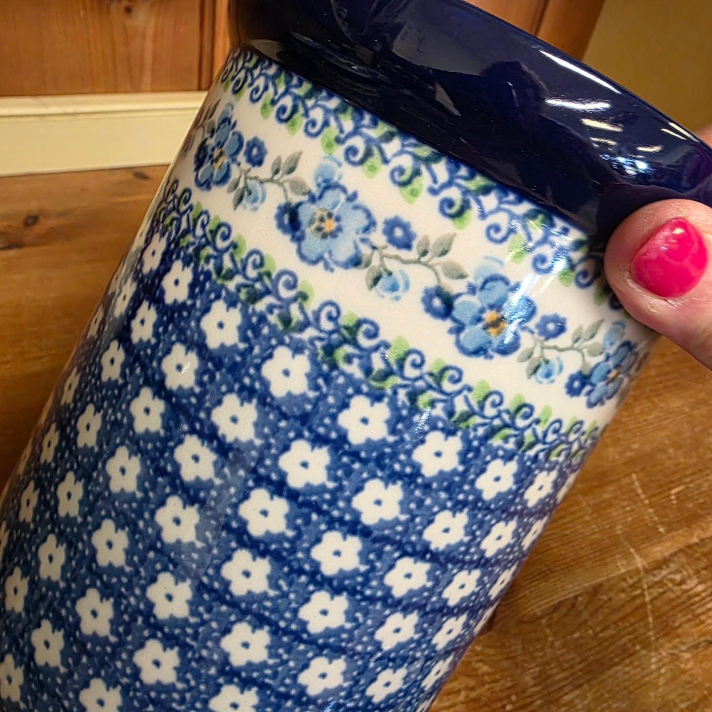 Jar / Canister 9" 493-2251 Calico / 50 oz