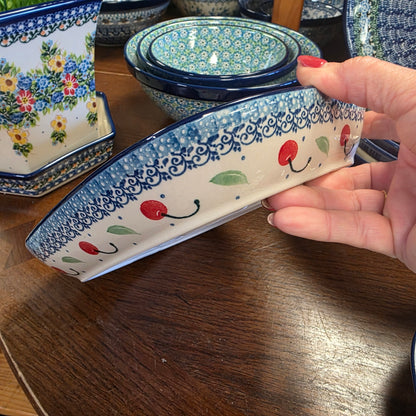 Rectangular Dish / Baker ~ 7.5" x 8.75" 2715X ~ Cherry Pie