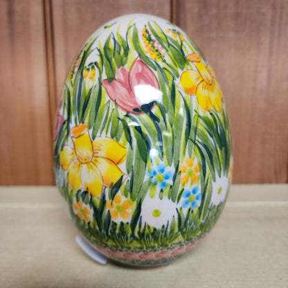 Egg 6" ~ XXL Daffodil and tulip