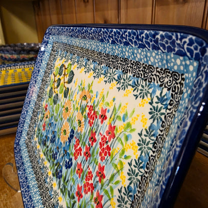 Platter Rectangular 9.5" x7" 111-U5187  U4 pf0526