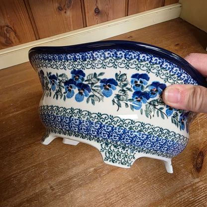 Bowl   Footed    2273X ~ Winter Viola